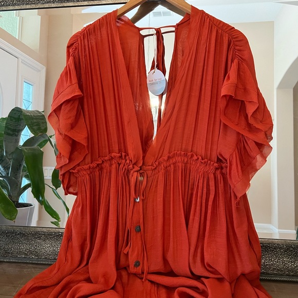 Boho Gauze Maxi Dress Beach Cover - Picture 11 of 13